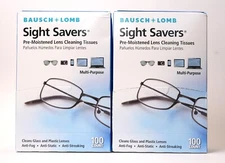 Bausch & Lomb Sight Savers Pre-Moistened Lens Cleaning Tissues 200 Wipes 