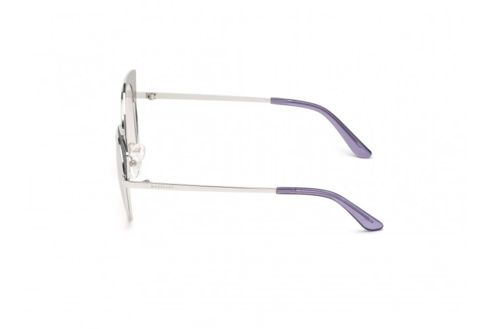 Gafas de sol Marciano By Guess GM0796 10Z púrpura ojo de gato marco de metal 53-17-140 Foto 2 de 4