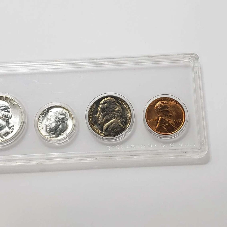 (1) 1955 United States Mint SILVER Philadelphia Year Set WHITMAN* Plastic Holder - Image 3 of 4