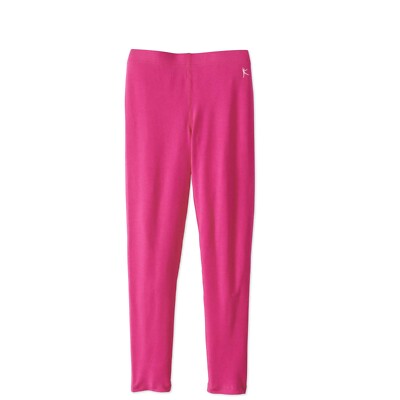 Danskin Now Girls Raspberry Pink Stretch Dri-More Ankle Legging, Size M (7-8)