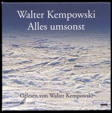Walter KEMPOWSKI★ALLES UMSONST★10-CD-Box★Hörbuch★Autorenlesung★knapp NEUWERTIG★