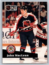1991-92 Pro Set French #307 John MacLean