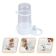 Automatic Bird Feeder No-Mess Food Seed Dispenser 16oz Parakeet Cockatiel