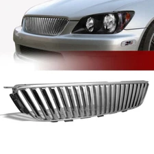 Fits 2001-2005 Lexus IS300 Chrome ABS Vertical Style Replacement Grille