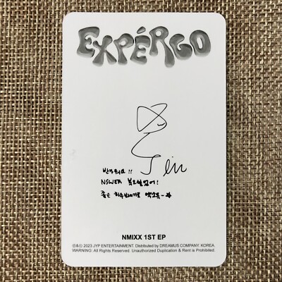 NMIXX KYUJIN [ EXPERGO ] Official Photocard, 1st EP A Ver. / New