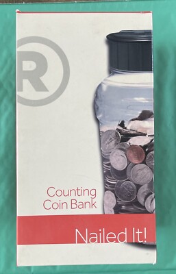 RadioShack Coin Bank Digital LED Display Sort Stacks & Counts Coins New   6