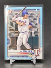 2021 Bowman Draft IAN MOLLER 1st Bowmam Sky Blue #/499 BD-42 RANGERS (JP)