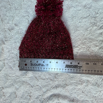 Anthropologie Women Red Knitted Winter Slouchy Washable  display picture 2