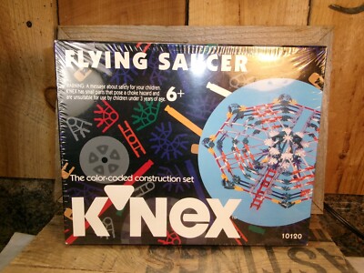 K'Nex ~ Flying Saucer ~ 515 Color Coded Construction Set #10120