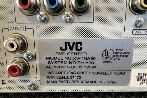 JVC XV-THA30 5.1 Receiver - Picture 7 of 9