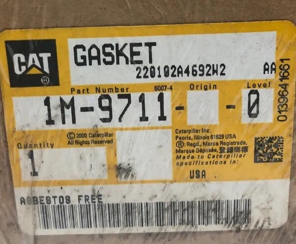 Caterpillar (Cat) 1M-9711 or 1M9711 Gasket | eBay
