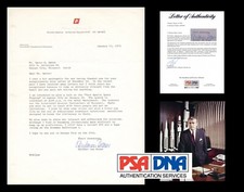 WERNHER VON BRAUN Typed Letter Signed NASA Apollo 11 Neil Armstrong PSA/DNA LOA