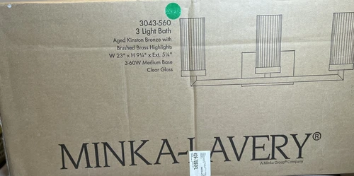 Minka Lavery 3043-560 Ainsley Court - 3 Light Transitional Bath Vanity in - Picture 2 of 9