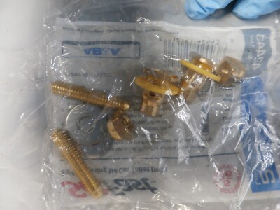 10PACK Set Fast 42443 5/16''x 2-1/4'' Solid Brass No Cut Toilet Bolts
