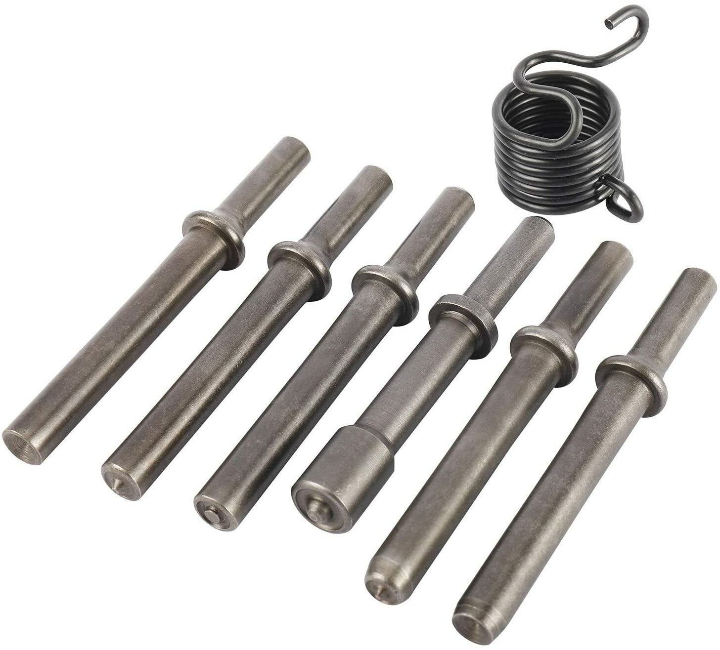 7Pcs Steel Pneumatic Air Hammer Rivet 