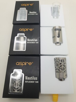 Aspire Nautilus mini Ersatztank Pyrex Glas Tank Ersatzglas Wechseltank Edelstahl