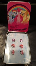 My Little Pony Earring Set, Pierced Ears Brand New In Tin
