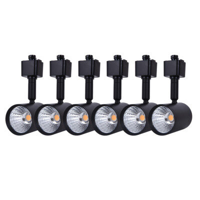 6 Pack LED Track Lighting Heads Compatible with Single Circuit H Type 4000K