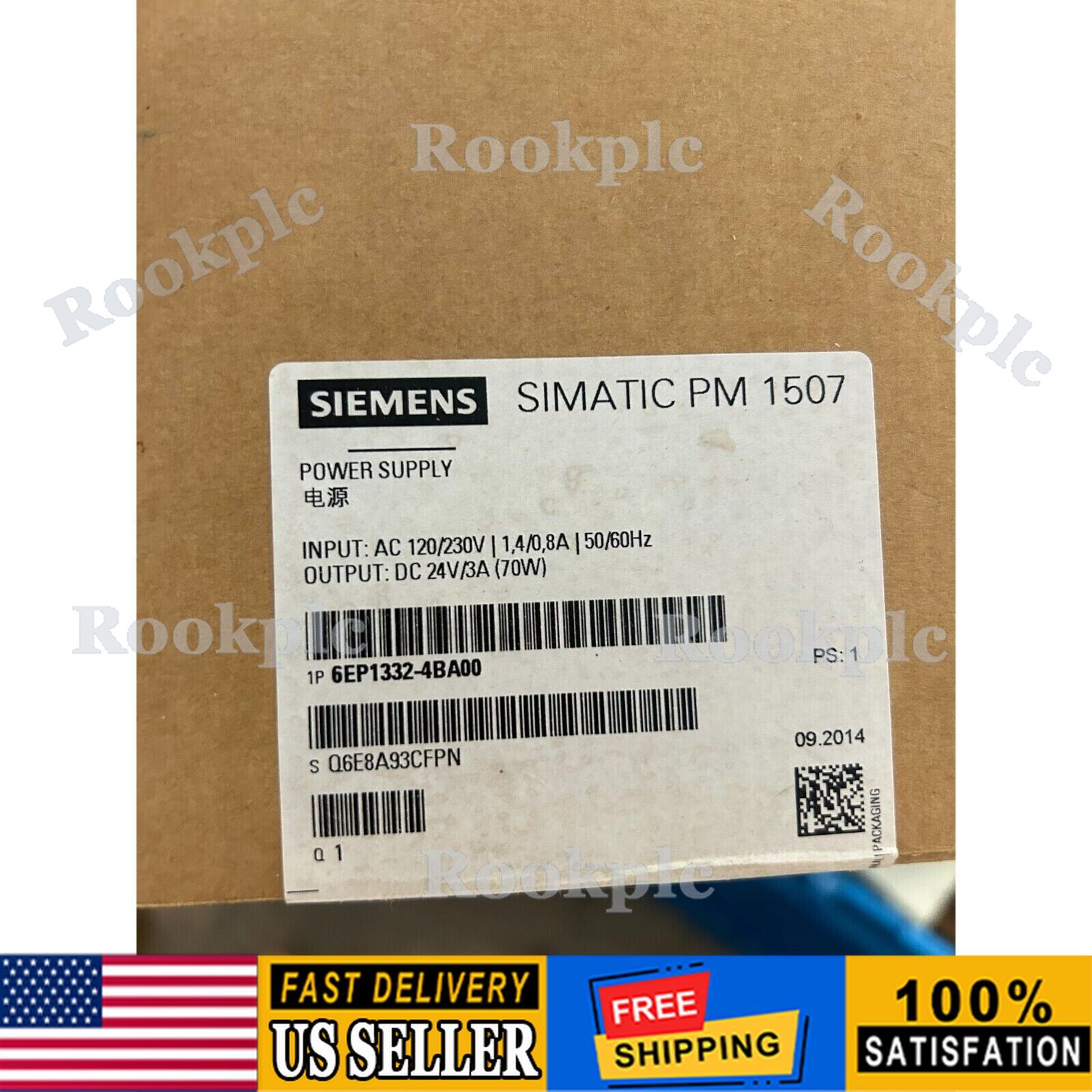 New Siemens 6EP1332-4BA00 SIMATIC PM power supply 6EP1 332-4BA00