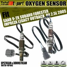 2x O2 Oxygen Sensor for Saab 9-2X Forester Impreza Up & Downstream H4 2.5L EJ253