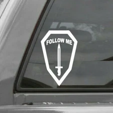 FOLLOW ME Vinyl Decal Sticker U.S. ARMY 