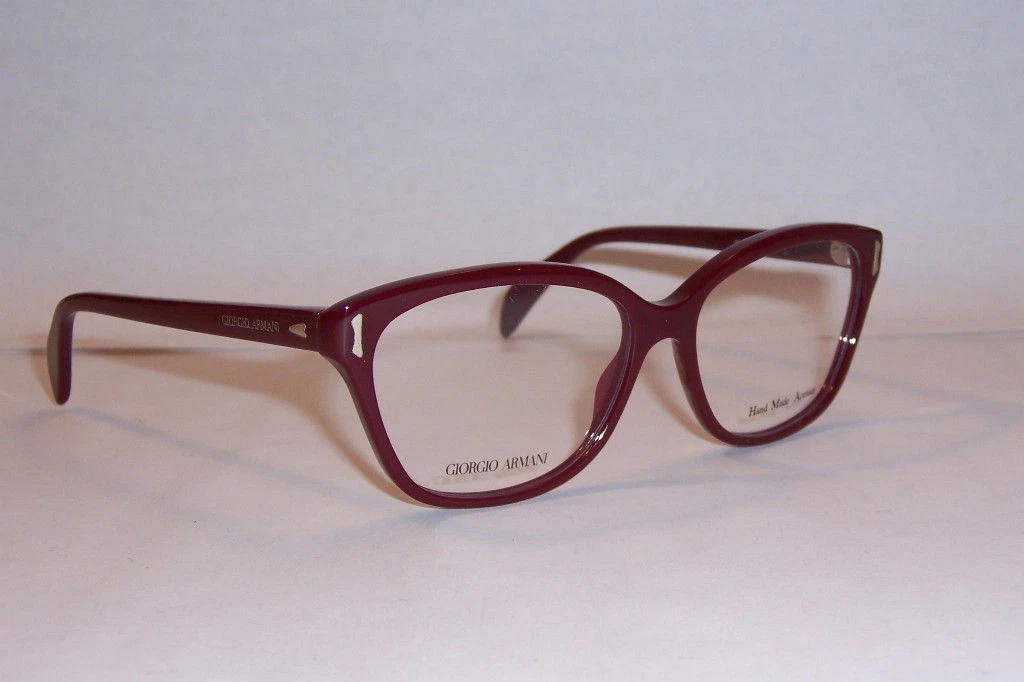 NEW Giorgio Armani EYEGLASSES GA 818 LHF BURGUNDY 54mm RX AUTHENTIC