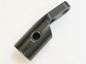 angled duckbill, inlets on both sides, includes 1/8npt plug, good shape - air047