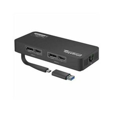 Plugable USBC-6950UE 4K DisplayPort and HDMI Dual Monitor Adapter With Ethernet