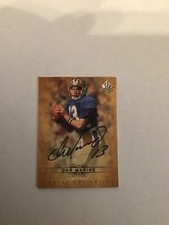 2012 SP Authentic AUTO Autograph Canvas Dan Marino CL 12