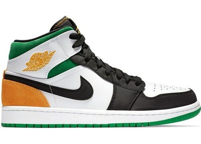 air jordan 1 green and yellow