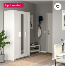 Guardaroba a 3 ante, bianco