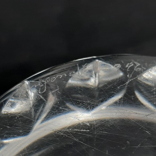 Vintage Pair of Orrefors Candle Holders Clear Glass Pair Signed Numbered 2 1/2" - Picture 8 of 11