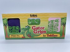 Totes Gator Grips for Toddlers - Slipper Sox (Ages 1 - 3)