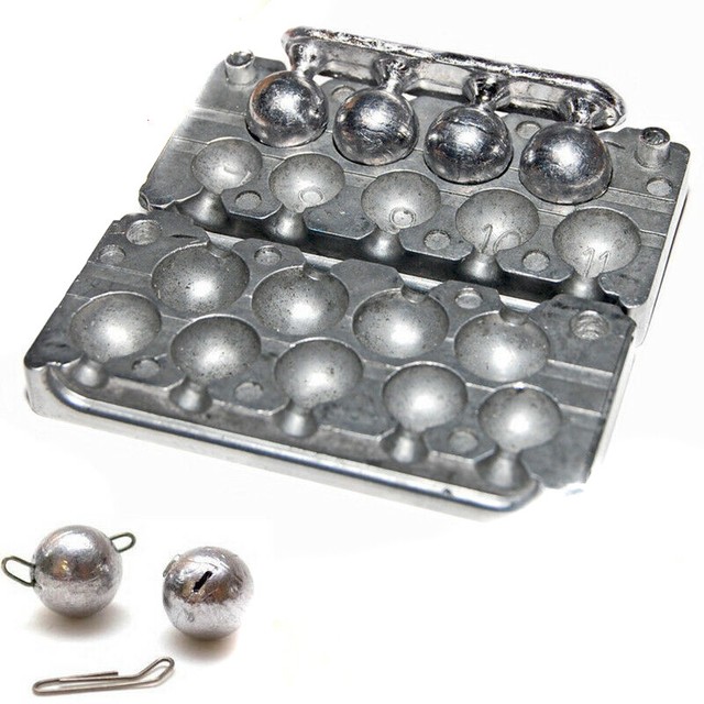 Fishing Mold Lead Round cavity 7 15 Sport Ball DIY Do It eBay