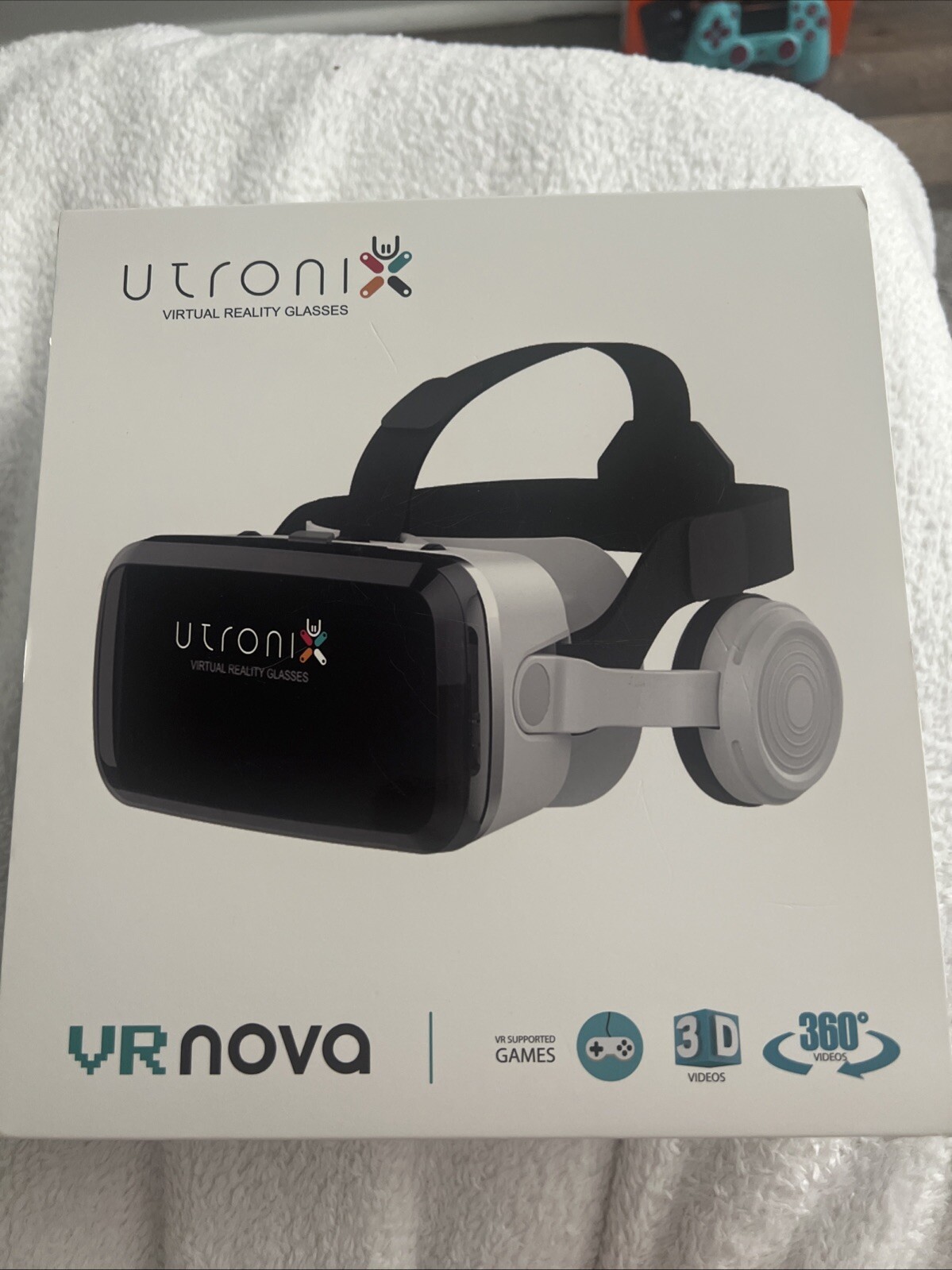 Immersive 3D VR Headset with Remote & Gamepad for Smart Gaming