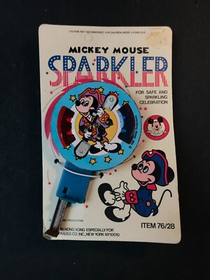 Vintage Walt Disney Productions Mickey Mouse Club Sparkler