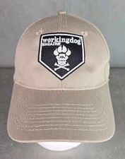 Working Dog Magazine hat paw and bones logo strap back cap