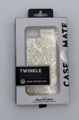 Case-Mate Twinkle Stardust iPhone 8 / 7 / 6s / 6 / SE - Transparent/Glitter