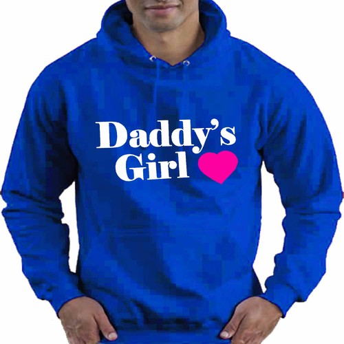 Daddys Girl Gift Childrens Childs Kids Boys Girls Hoodie Hooded Top - Picture 9 of 10