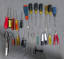 Mixed Lot of 40+ Screwdrivers & Hand Tools   ...