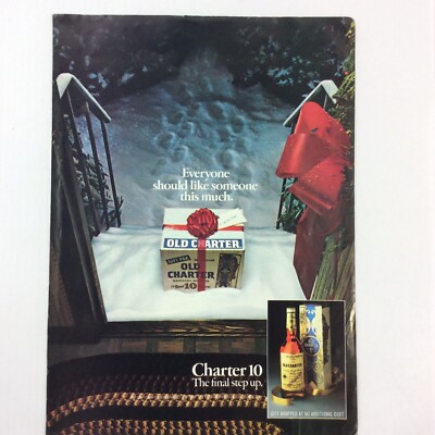 Old Charter 10 1993 Vintage Original Print Ad The Final Step Up