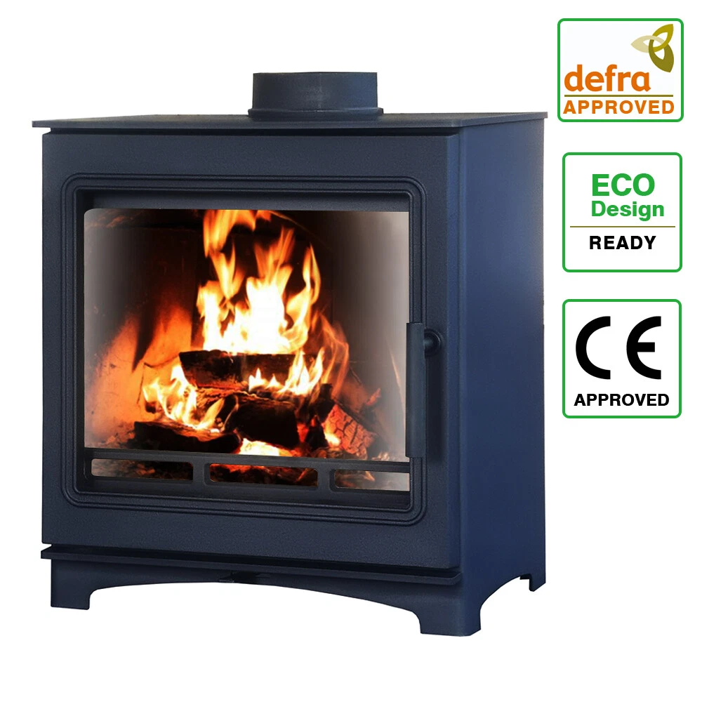 8KW Woodburning Stove Log Burner Heating Fireplace Defra Approved Eco  Design | eBay