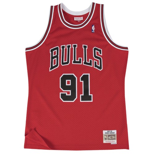 chicago bulls dennis rodman 1997-98 jersey basketball swingman