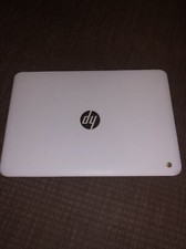 White Hewlett-Packard Chromebook  Laptop 14’
