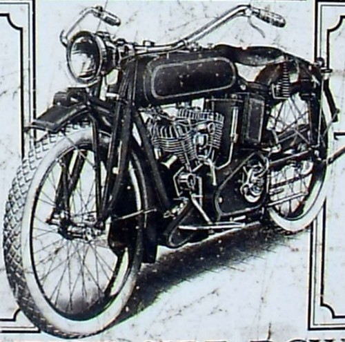 Sign Motorcycle Busted Knuckle Garage Rubber Side Down Metal New 12 1/2x16 Inch - Picture 5 of 5