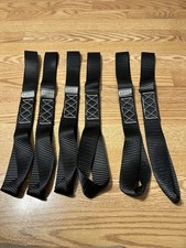 Heavy Duty Soft Loops –Pack of 6-1.5” x 17” Tie Down Anchor Straps for Use w/...