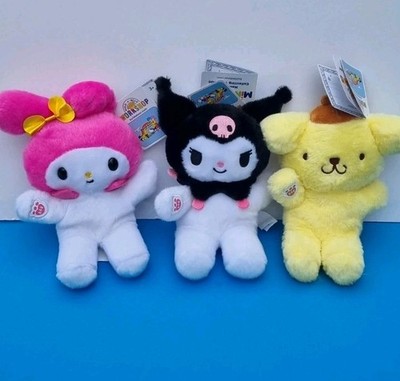 Build A Bear Hello Kitty Mini Bohnen Sanrio Kuromi Pompuri & My Melody Brandneu mit Etikett 
