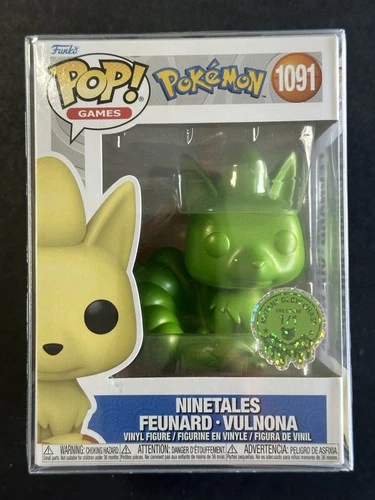 1/1 Limited Edition Pokemon Ninetales Fuenard Gold Panda Club Funko Pop #1091