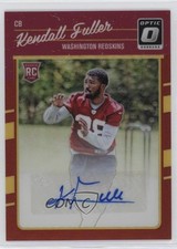 2016 Donruss Optic Red Signatures 33/50 Kendall Fuller #127 Auto 1u6