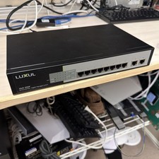 Luxul 10-Port/8 PoE+ Gigabit Managed Switch X...